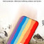 Funda de Silicona Arcoíris de Lujo para iPhone - Protección Premium