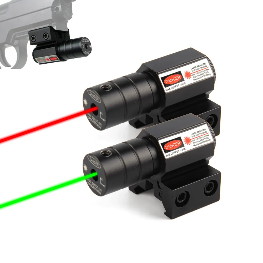 US Red Dot Laser Sight for Picatinny and Rifle with 635-655nm Adjustable 11mm/20mm Picatinny/Weaver Mount - Korvel