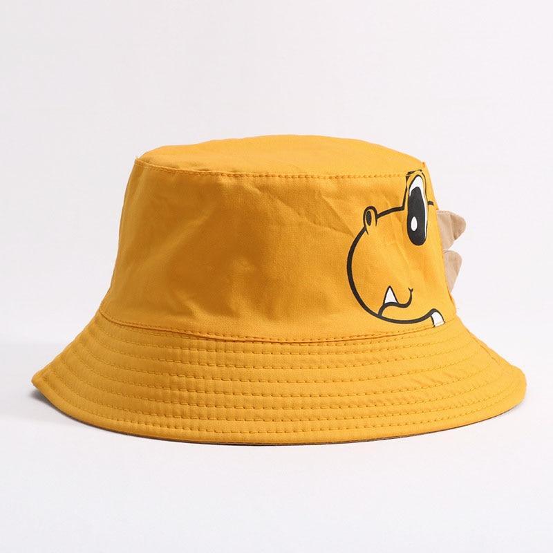 Charming Cotton Bucket Hat for Babies - Cartoon Bear Design