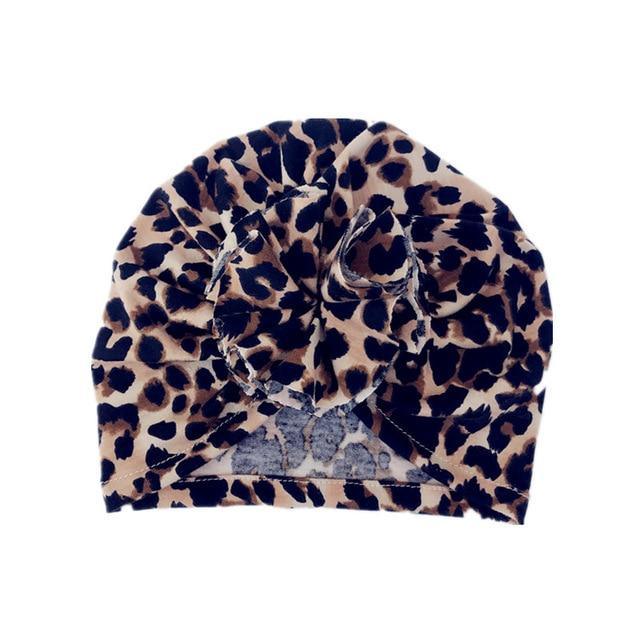 Sombrero Turbante de Algodón de Lujo para Recién Nacidos y Mamás