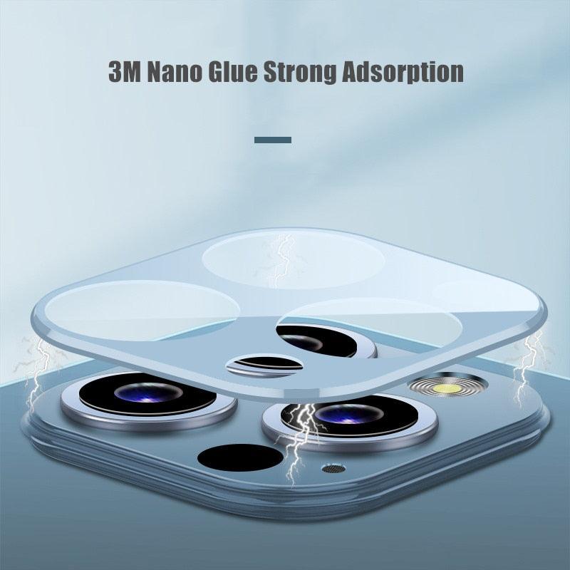 Protecteur d'objectif en verre trempé premium pour iPhone 13/12/11