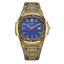 ONOLA Luxury Retro Golden Stainless Steel Watch for Men