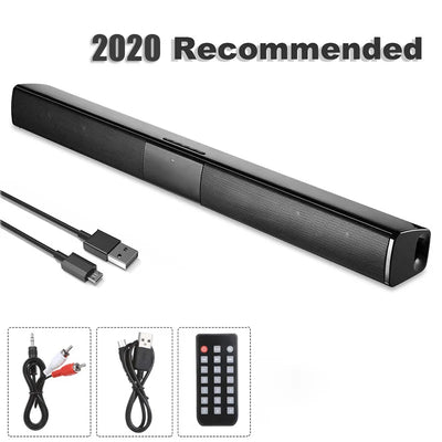 Barre de son Bluetooth 20W pour home cinéma et PC