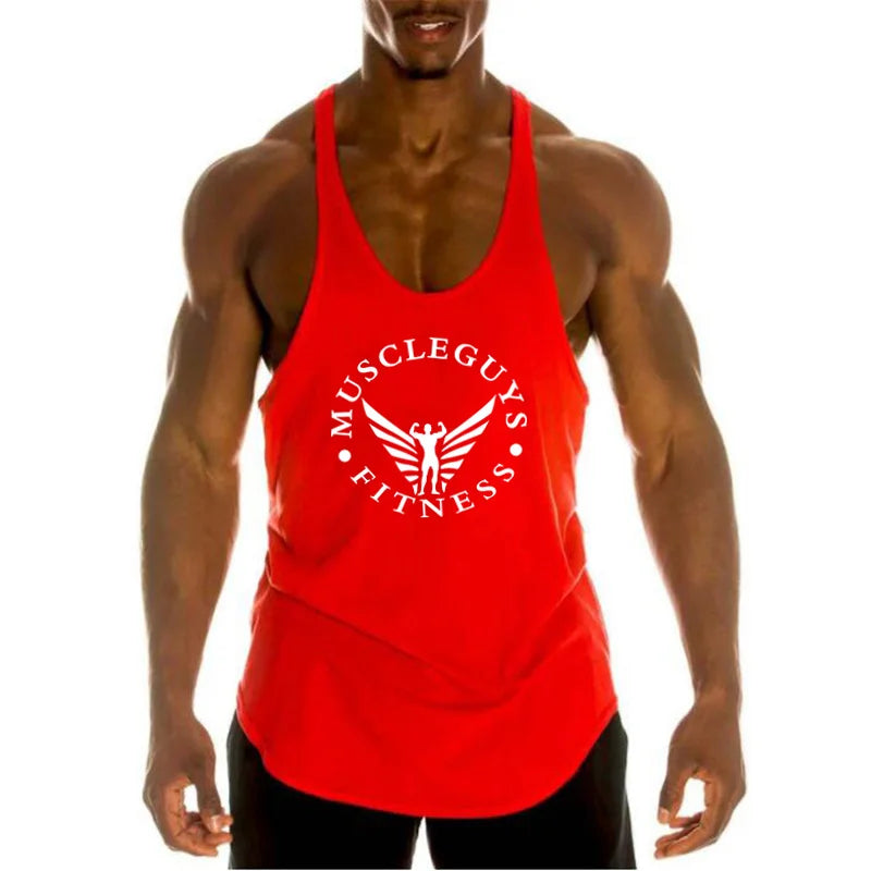 FlexFit Men's Muscle Gym Tank - Premium Sleeveless Sportswear