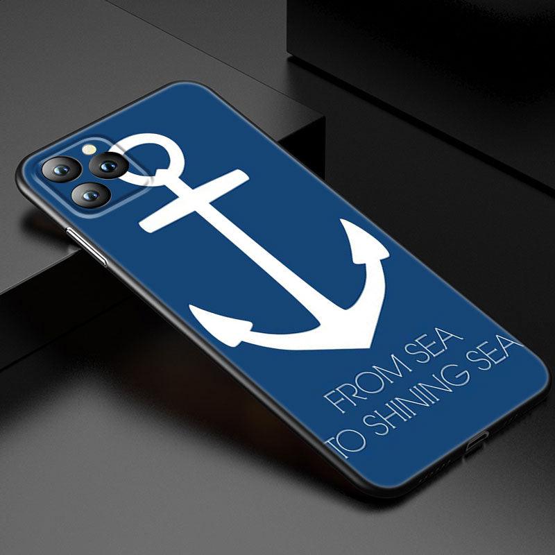 Coque de téléphone Ancre Bateau Roue de Navire pour iPhone