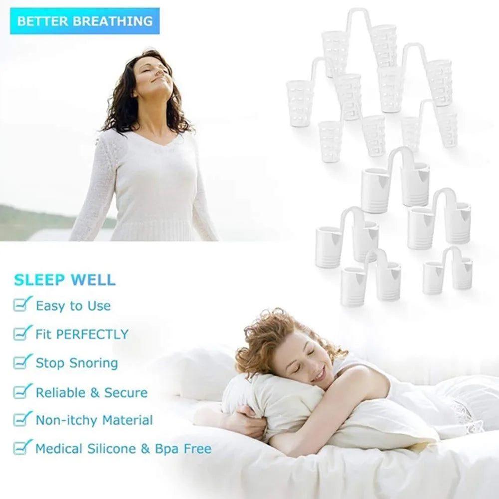 8PCS Snoring Solution Nose Vents for Better Sleep