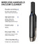 Handheld Wireless Vacuum Cleaner Rechargeable Cyclone Suction Car Vacuum Cleaner Cordless Wet/Dry Auto Portable for Car Home - Korvel