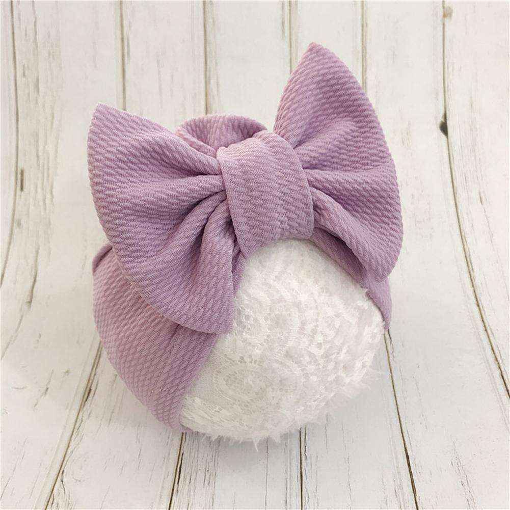 Chapeau en Tricot Élégant pour Filles Bébé avec un Grand Nœud