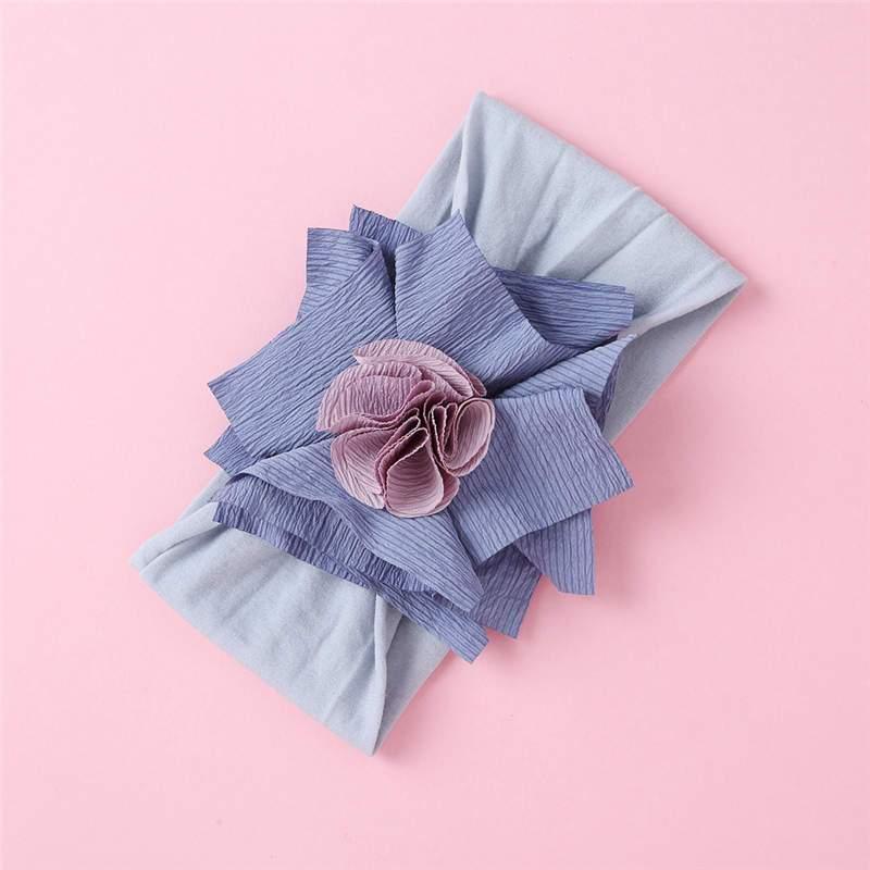 Elegant Handmade Baby Girl Hair Band with Rhinestone Crown - Perfect for Infants - Korvel