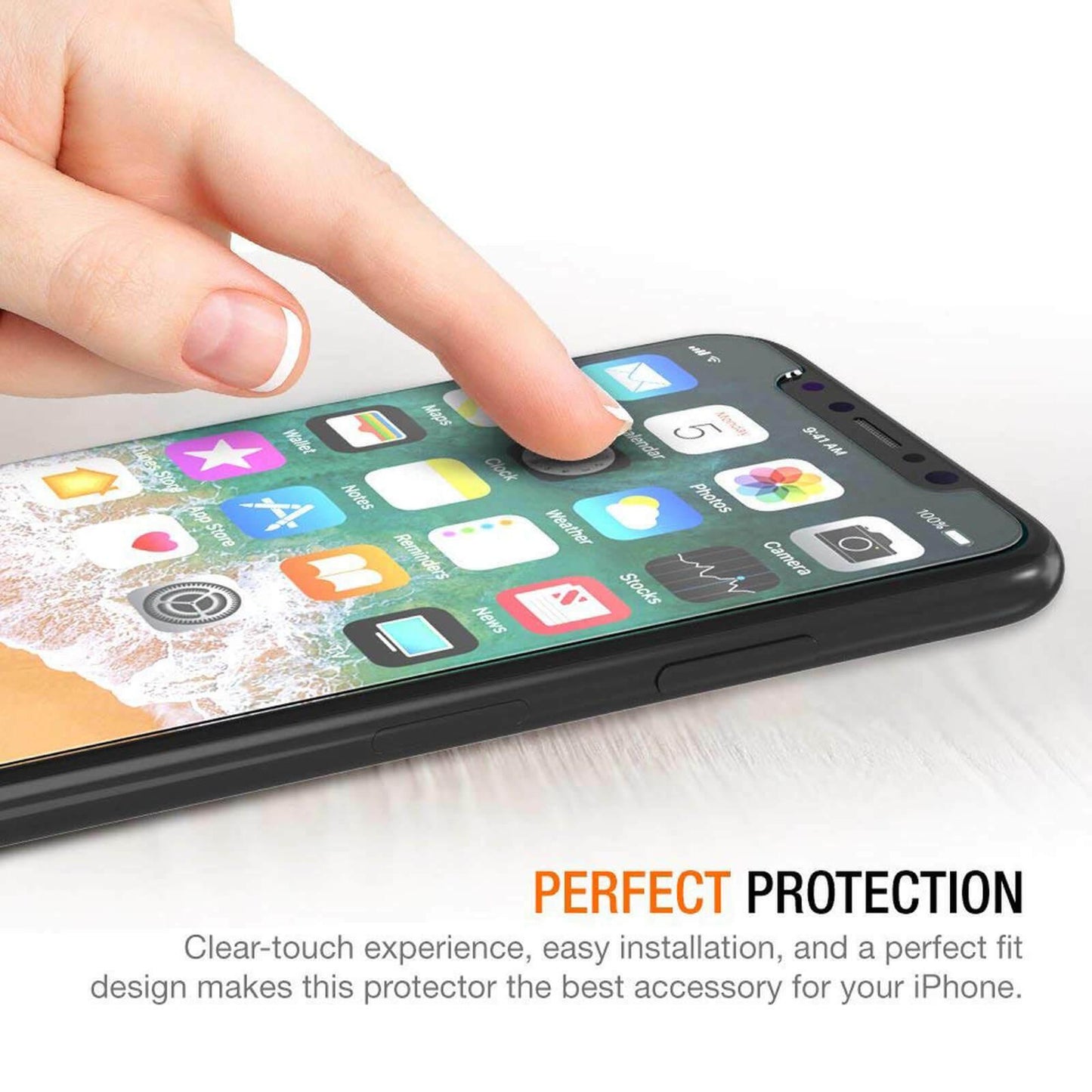 Protector de Pantalla de Vidrio Templado de 3 Paquetes para iPhone 12 y Más