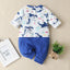 Long Sleeve Cartoon Star Print Romper for Infants
