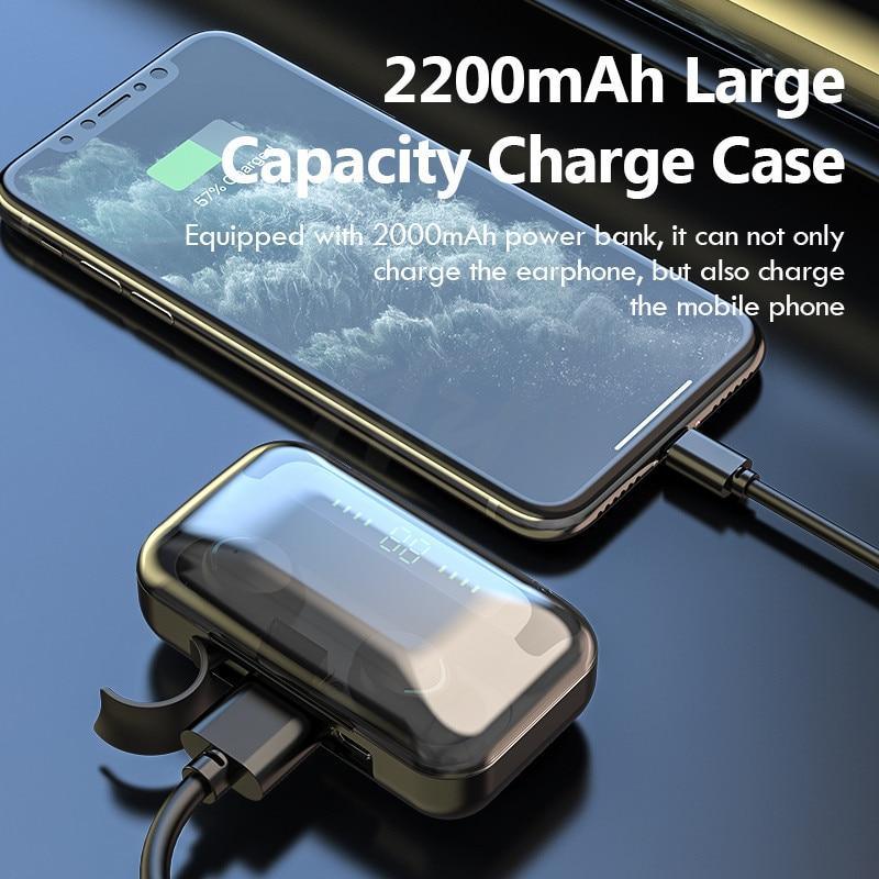 Premium Bluetooth 5.0 Wireless Earphones with Microphone