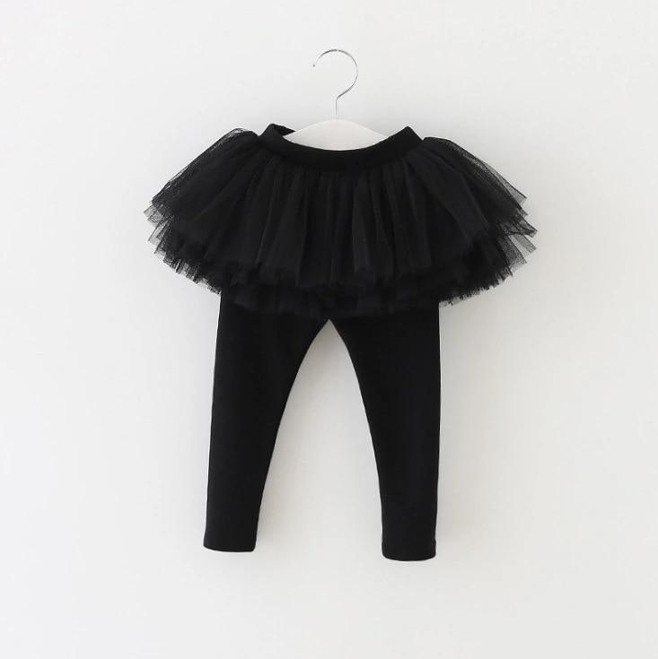 Modern Baby Girls Leggings with Skirt - Comfortable Fall Pants