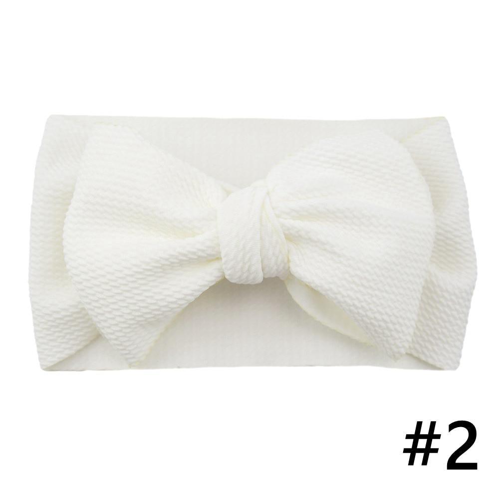Diadema Grande con Lazo para Niñas - Accesorio de Cabello Ajustable
