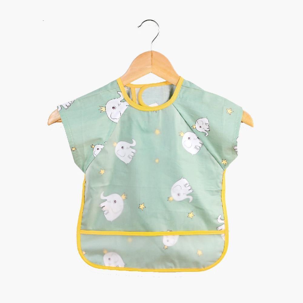 Bibs de bebé de dibujos animados ecológicos - Ajustables y a prueba de agua
