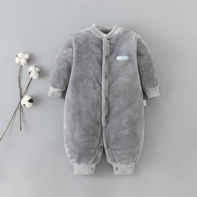 Coral Baby Romper for Winter - Cute and Cozy Infant Jumpsuit