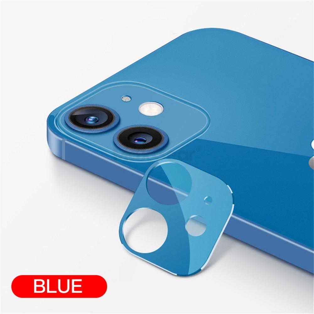 Protector de Lente de Cámara de Vidrio Templado para iPhone 12 y 11 Series