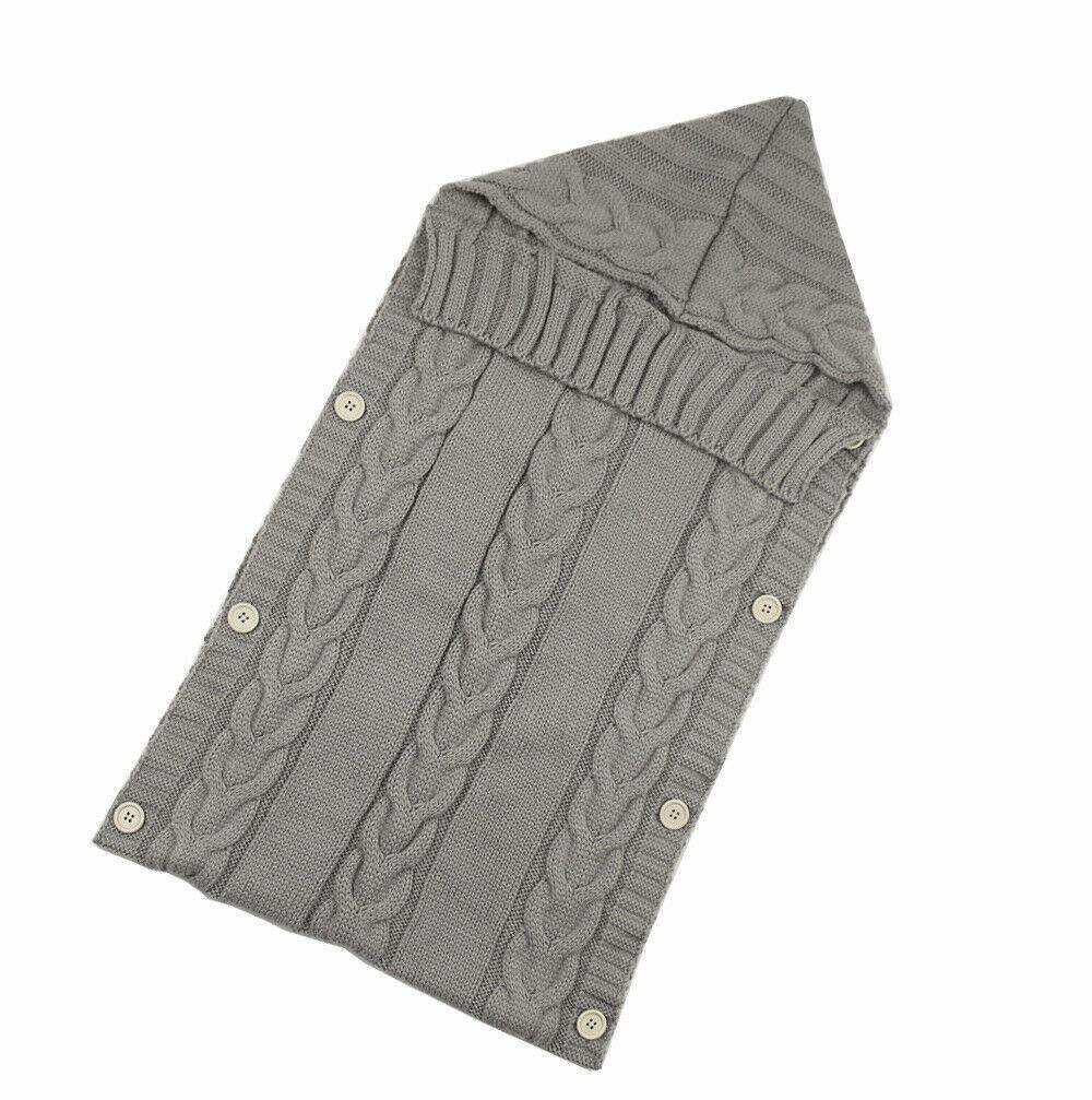 Premium Knitted Baby Swaddle Blanket for Comfort and Warmth