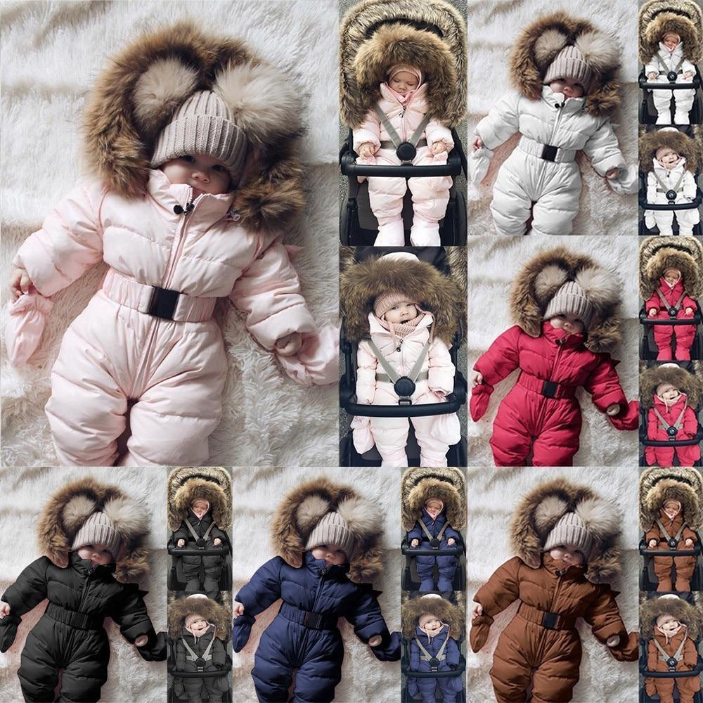 Premium Hooded Snowsuit for Infants - Warm & Stylish