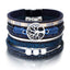 Elegant Handmade Leather Wrap Bracelet with Tree of Life Charm for Men and Women - Korvel