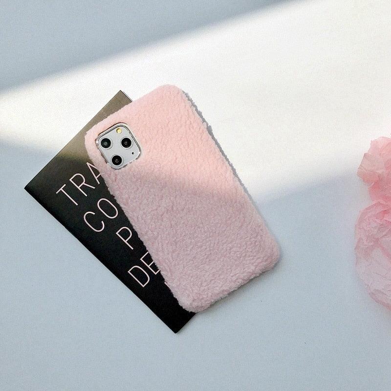 Furry Fluffy Phone Case for iPhone - Stylish Protection