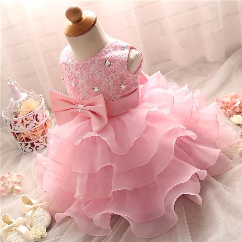 Robe de Princesse de Luxe Fait Main avec Nœud