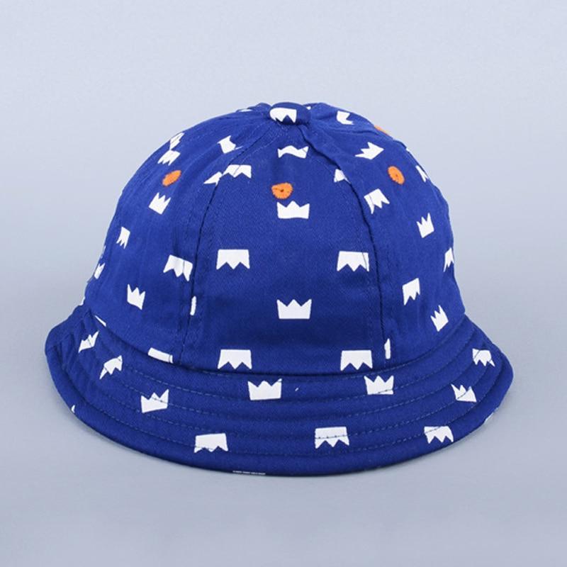 Charming Cotton Bucket Hat for Babies - Cartoon Bear Design