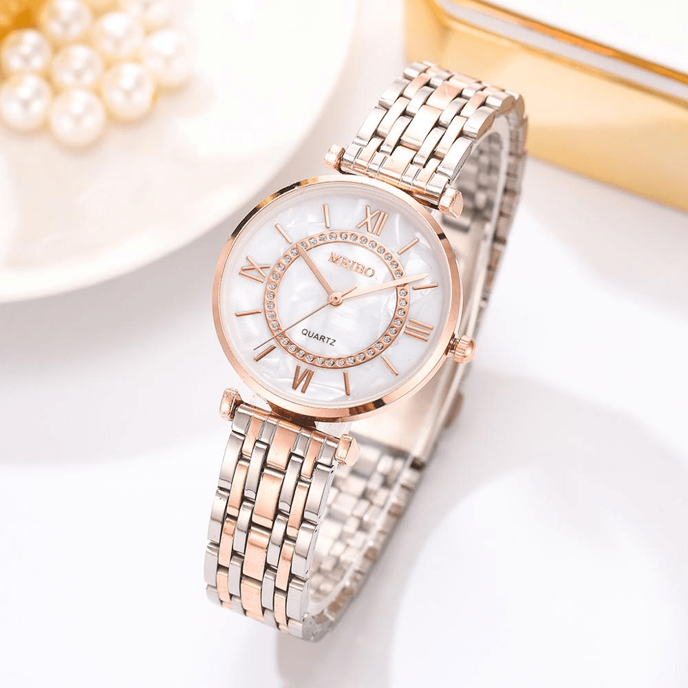 Montre Bracelet en Cristal de Luxe pour Femmes