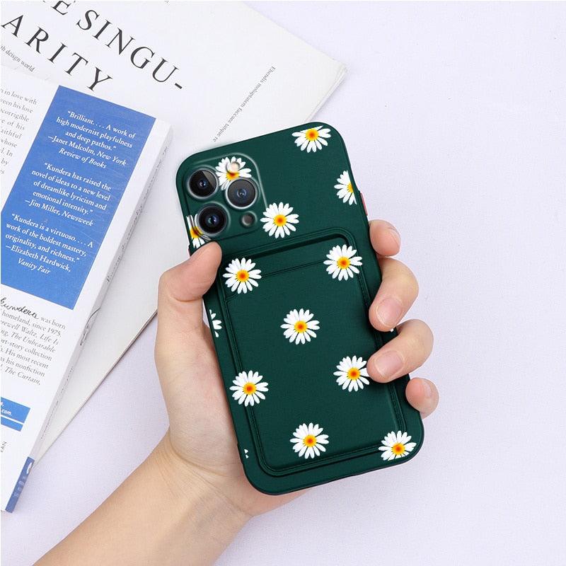 Coque de portefeuille en silicone charmante pour iPhone 13 Pro Max