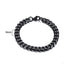 Men's Gold Tone Curb Link Bracelet - Stainless Steel Elegance