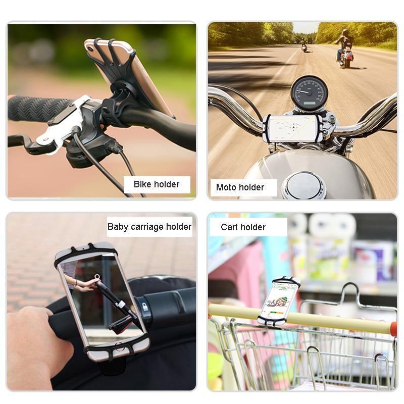 Soporte Universal Duradero para Teléfonos Móviles de Bicicleta