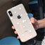 Premium Transparent Phone Case for iPhone - Little Dots Design