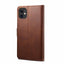 Luxury Red Leather Magnetic Flip Case for iPhone