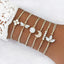 Elegant Elephant Tree of Life Tassel Bracelet Set - Luxury Jewelry for Women - Korvel