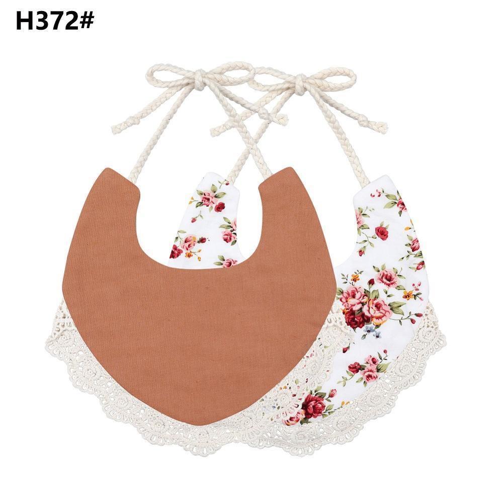 Bavoirs Floraux de Luxe Faits Main - 100 % Coton et Imperméables