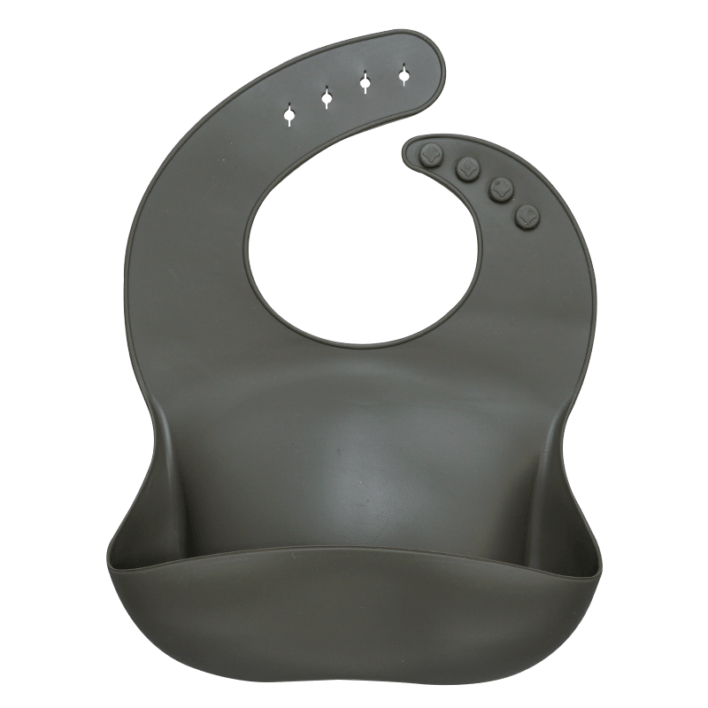 Bib de Silicona para Bebés con Pocket para Comida - Impermeable y Fácil de Limpiar