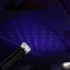 Proyector de Luz Nocturna de Estrellas en el Techo del Coche Mini LED