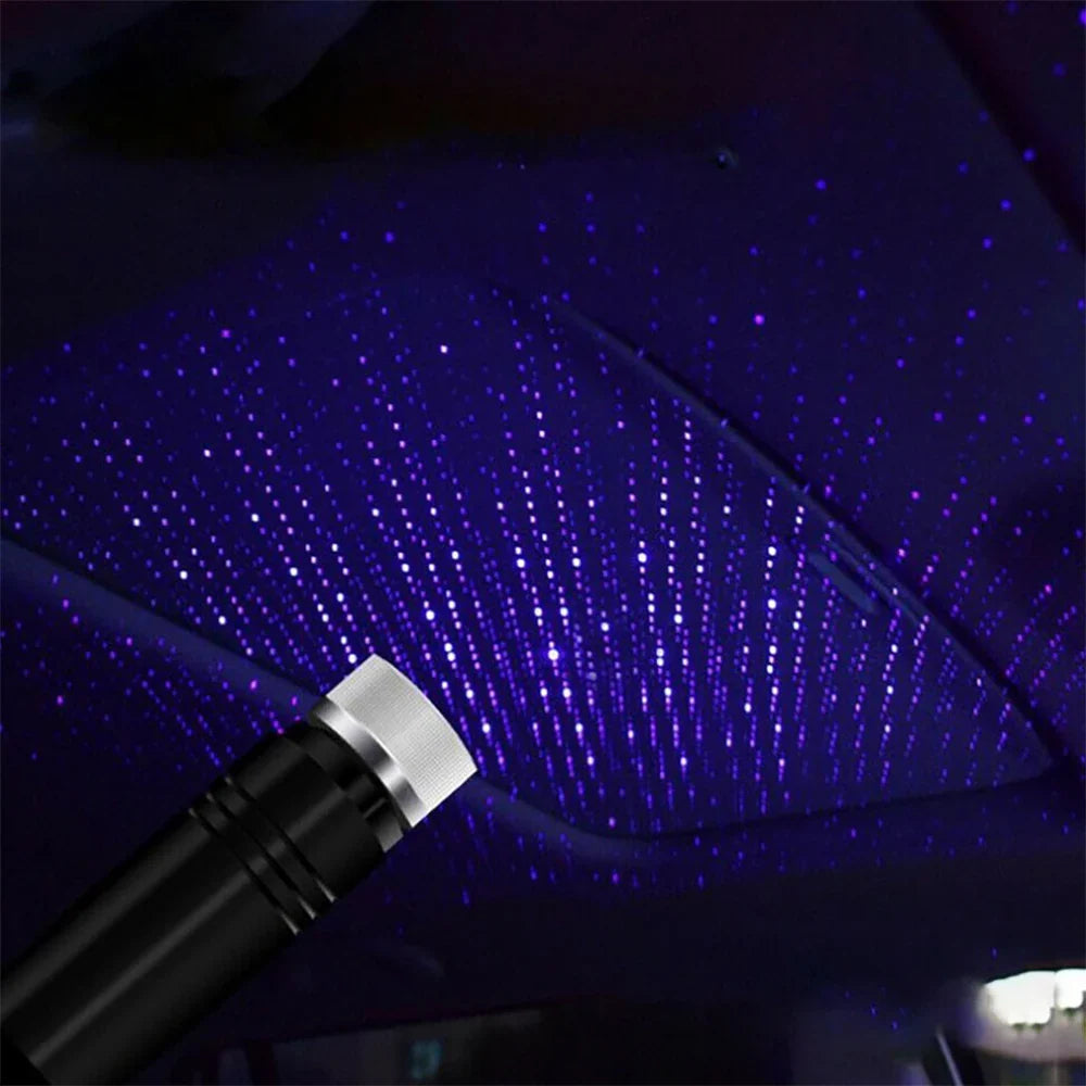 Proyector de Luz Nocturna de Estrellas en el Techo del Coche Mini LED