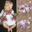 Floral Long Sleeve Dress Set for Newborn Girls
