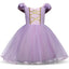 Luxury Purple Princess Dress for Girls - Perfect for Celebrations