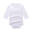 Combinaison Bébé Classique Moderne en Couleur Unie - Jumpsuit à Manches Longues en Coton
