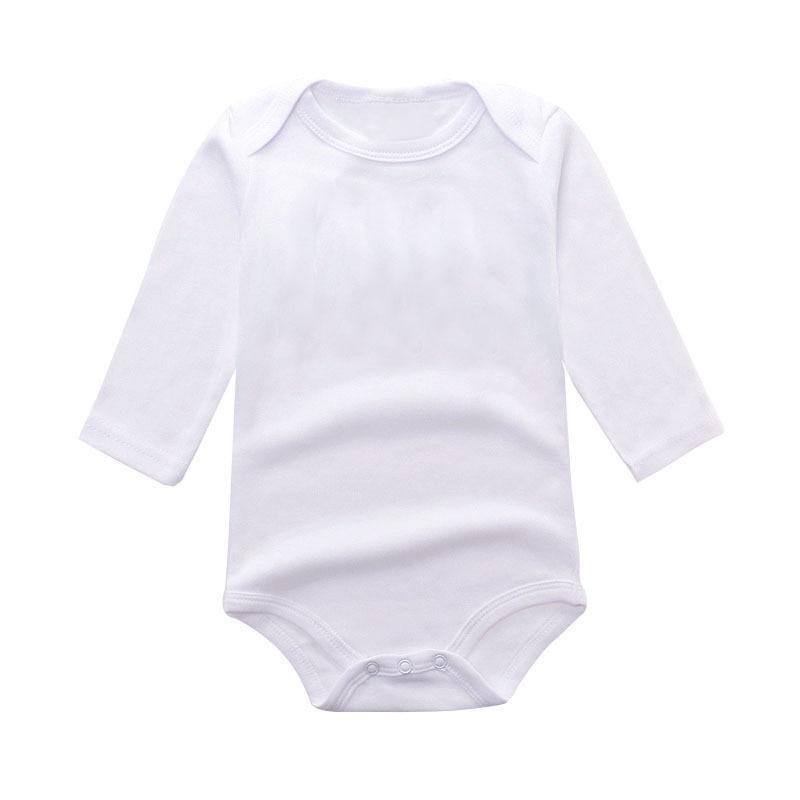 Combinaison Bébé Classique Moderne en Couleur Unie - Jumpsuit à Manches Longues en Coton