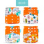 4PCS Eco-friendly Adjustable Cloth Diapers Set for Babies