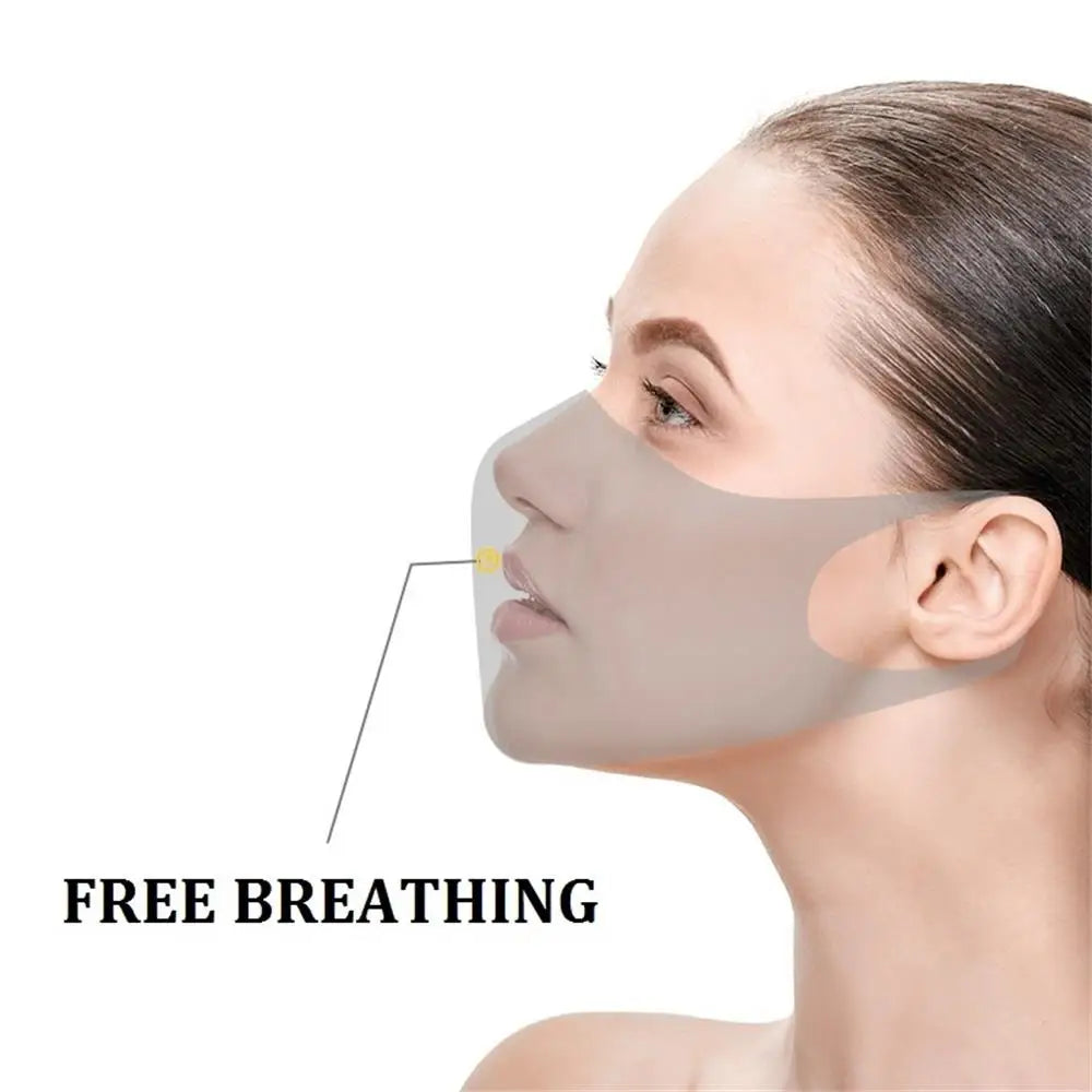 1PC Mouth Mask PM2.5 Anti Haze Black Dust Mask Nose Filter Windproof Muffle Bacteria Fabric Cloth Respirator Face Care - Korvel