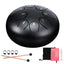 Tongue Drum 6 Inch Steel Tongue Drum Set 8 Tune Hand Pan Drum Pad Tank Sticks Carrying Bag Percussion Instruments Accessories - Korvel