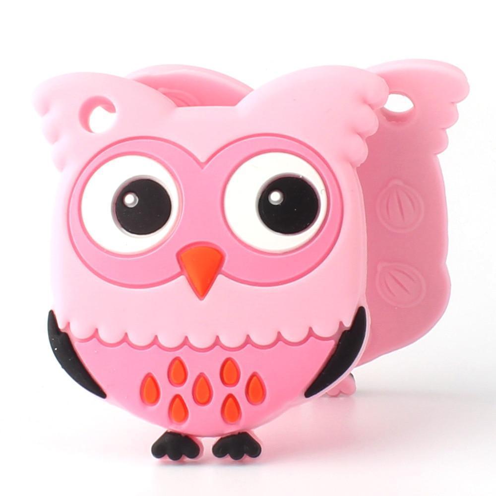 Owl Silicone Teether - Premium Food Grade Baby Toy