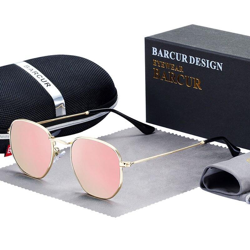 Gafas de sol retro clásicas de lujo reflectantes