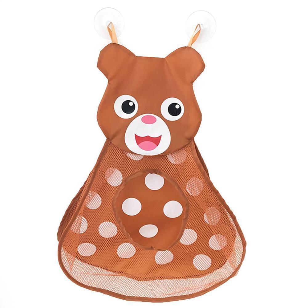 Adorable Duck & Frog Bath Toy Organizer with Suction Cups - Ultimate Storage Solution for Kids - Korvel