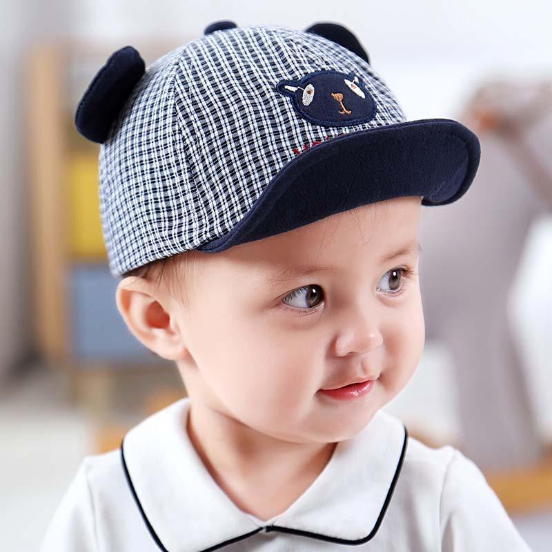 Gorra Moderna para Bebé Niño con Bordado - Sombrero de Sol de Algodón Estiloso