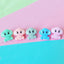 Teether en silicone éléphant 2 pièces - Charms de mâchouillage pour bébé de qualité supérieure